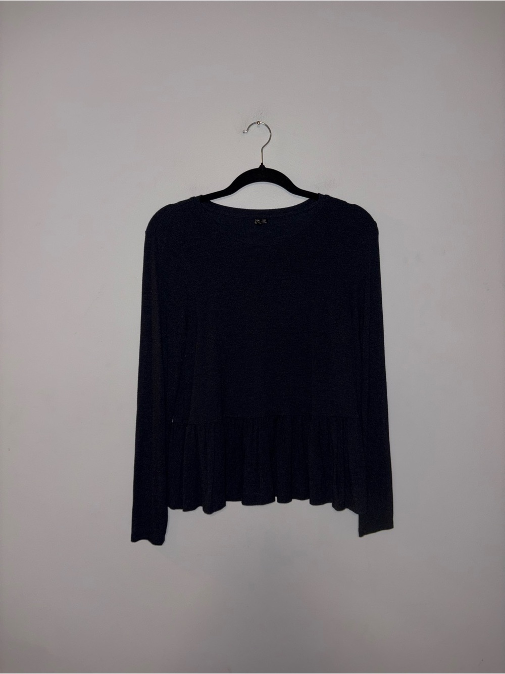 Only | Navy Peplum Longsleeve